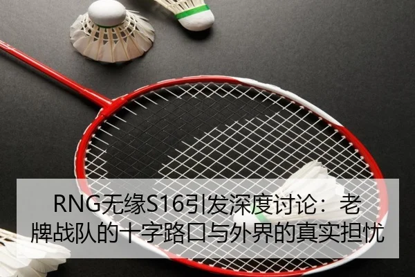 RNG无缘S16引发深度讨论：老牌战队的十字路口与外界的真实担忧
